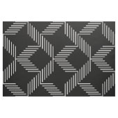 Geometrisches Schwarzweißmuster Stoff (Fat Quarter (45,7 x 55,9 cm))