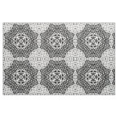 Geometrisches Schwarzweißmuster Stoff (Fat Quarter (45,7 x 55,9 cm))