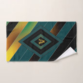 geometrisches Set für das Badehandtuch (Handtuch)