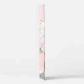 Geometrisches, silbernes Dreieck aus Gold, Marmorm Case-Mate iPhone Hülle (Rückseite / Rechts)