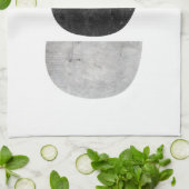 Geometrisches skandinavisches abstraktes geschirrtuch (Gefaltet)