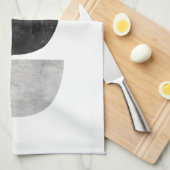 Geometrisches skandinavisches abstraktes geschirrtuch (Viertel Falte)