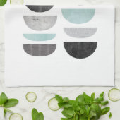 Geometrisches skandinavisches abstraktes modernes geschirrtuch (Gefaltet)