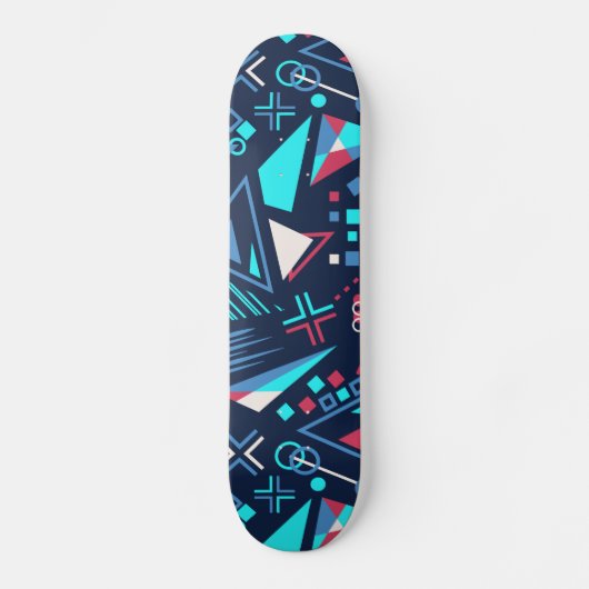 Geometrisches Skateboard (Vorderseite)