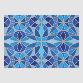 Geometrisches Sky-Tissue Seidenpapier