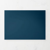 Geometrisches Snowflake Holiday Greeting Dreifach Gefaltete Urlaubskarte (Cover)