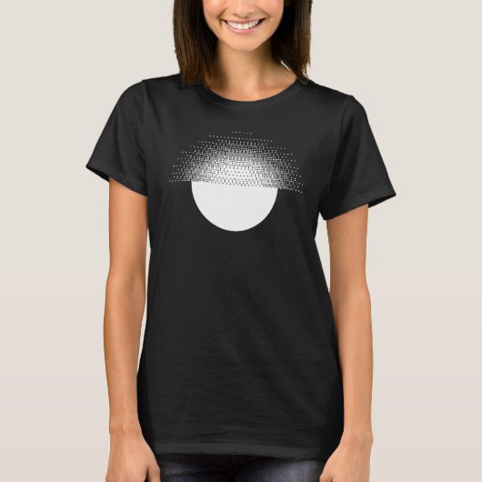 geometrisches Sonnendesign T-Shirt (Vorderseite)
