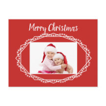 Geometrisches Sparkle-Foto Postkarte