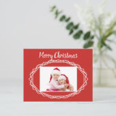 Geometrisches Sparkle-Foto Postkarte (Stehend Vorderseite)