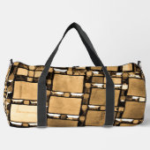 Geometrisches Spiegelmuster Duffle Bag (Vorderseite)