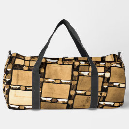 Geometrisches Spiegelmuster Duffle Bag
