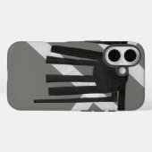 Geometrisches Spinnen-Design Case-Mate iPhone Hülle (Rückseite (Horizontal))