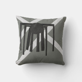 Geometrisches Spinnen-Design Kissen