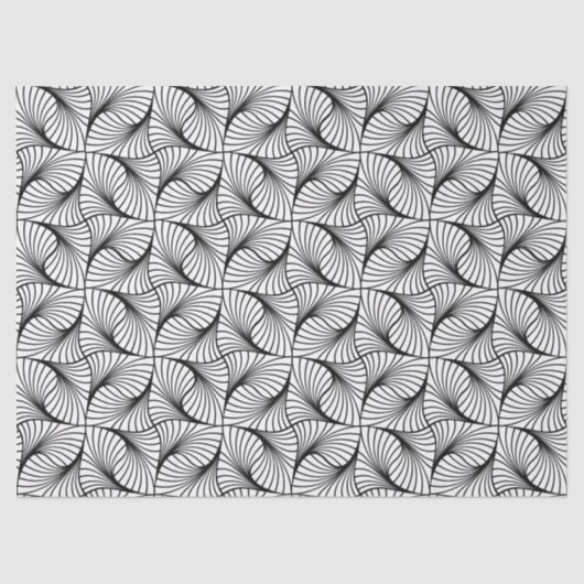 geometrisches Spinnpapier Seidenpapier (Vorderseite)