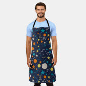 Geometrisches Splash Schürze (Getragen)