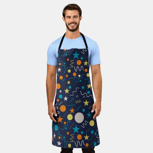 Geometrisches Splash Schürze (Getragen)