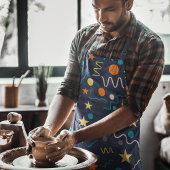 Geometrisches Splash Schürze