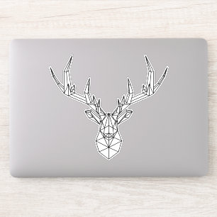 Geometrisches Stag Deer Aufkleber