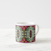 Geometrisches Stammbaum Ethnic Doodle Espressotasse (Vorderseite Rechts)