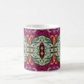 Geometrisches Stammbaum Ethnic Doodle Kaffeetasse (Mittel)