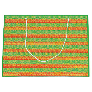 Geometrisches Stammes-Retro-Muster im Stil der Mit Große Geschenktüte