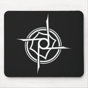 Geometrisches Stammes-Siegel - Abstraktes Stern-Em Mousepad