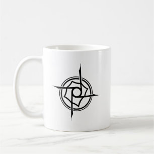 Geometrisches Stammes-Sigil - Abstraktes Stern-Emb Kaffeetasse