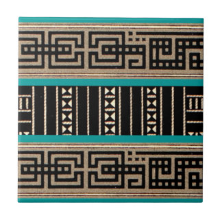 Geometrisches Stammesmuster Grafik Vintage Bold Fliese