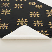 Geometrisches sternähnliches Petal-Blume-Wiederhol Sherpadecke (3/4)