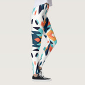 Geometrisches Südwestkat-Design Leggings (Rechts)