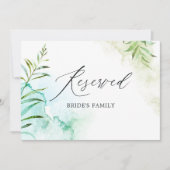 Geometrisches Symbol für Wasserfarben, Hochzeitsvo Einladung (Vorderseite)