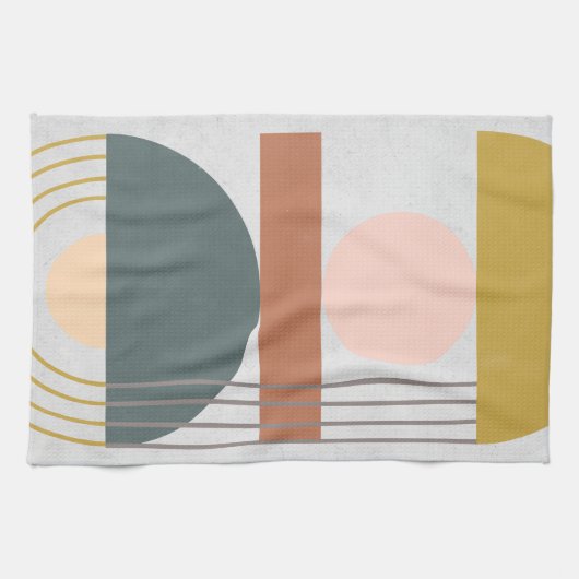 Geometrisches Tageslicht III Geschirrtuch (Horizontal)
