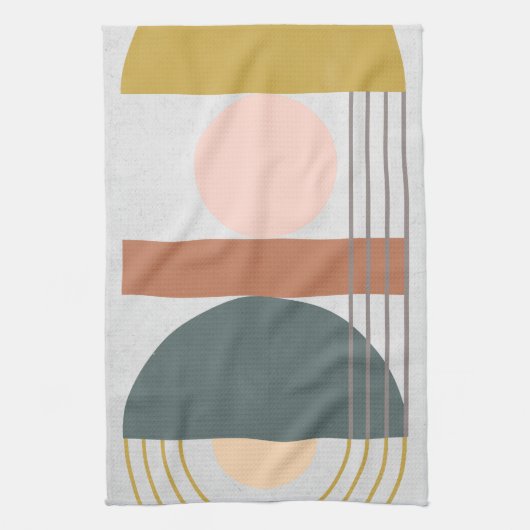 Geometrisches Tageslicht III Geschirrtuch (Vertikal)
