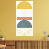 Geometrisches Tageslicht III Leinwanddruck (Insitu (Wohnzimmer))