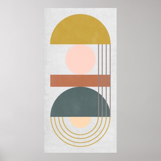 Geometrisches Tageslicht III Poster (Vorne)