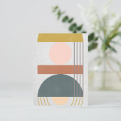 Geometrisches Tageslicht III Postkarte (Stehend Vorderseite)