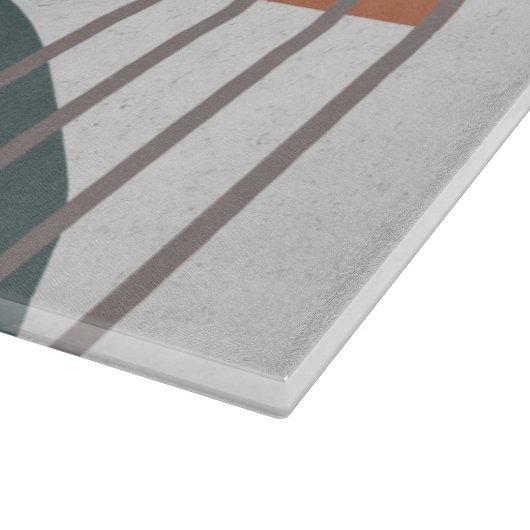 Geometrisches Tageslicht III Schneidebrett (Ecke)