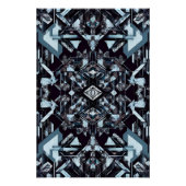 Geometrisches Tech Grid: Cybernetic Blueprint MK-1 Poster (Vorderseite)