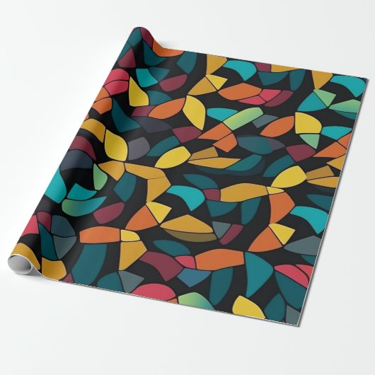 Geometrisches Tessellationsmuster Geschenkpapier (Ungerollt)
