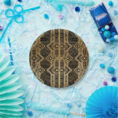 Geometrisches Thema-Party des Gatsby Pappteller (Party)