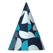 Geometrisches Thema Partyhütchen (Rückseite)