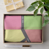 Geometrisches Thema Seidenpapier (Geschenk)