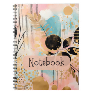 Geometrisches Theme-Notebook Notizblock