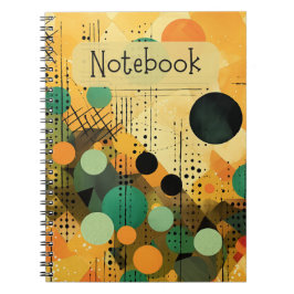 Geometrisches Theme-Notebook Notizblock