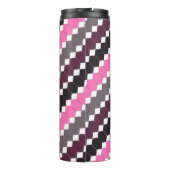 Geometrisches Thermal Tumbler Thermosbecher (Rückseite)