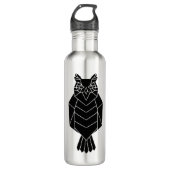 Geometrisches Tierhirsch Edelstahlflasche (Vorderseite)