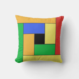 Geometrisches Tiles-Muster, ver10-wirbelkissen Kissen