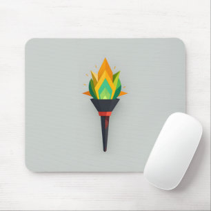 Geometrisches Torchbeacon Mousepad