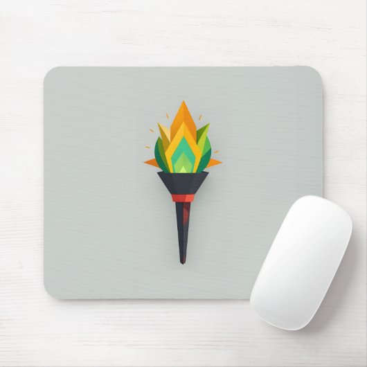 Geometrisches Torchbeacon Mousepad (Mit Mouse)