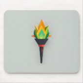 Geometrisches Torchbeacon Mousepad (Vorne)